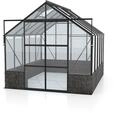 Vitavia Gew&auml;chshaus Cassandra 8300 inkl. Sockelmauer - 8,3 m&sup2; Sockel Basalt,