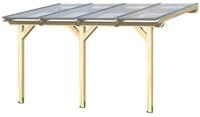 Skan Holz Terrassen&uuml;berdachung Bormio - Leimholz B 434 x T 250 cm (Gr&ouml;&szlig;e 1)