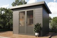 Wolff Finnhaus WPC Gartenhaus WPC-Style B - 28 mm Ohne Boden