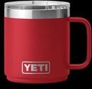 YETI Tasse RAMBLER 10 oz. (296 ml) Rescue Red - mit Magsslider Deckel