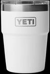 YETI Stapelbarer Becher RAMBLER 16 oz. (473 ml) White - mit Magslider Deckel
