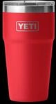 YETI Stapelbarer Becher RAMBLER 20 oz. (591 ml) Rescue Red - mit Magsslider Deckel