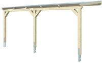 Skan Holz Wandanbau-Carport Vogtland 300 x 541 cm-farblich unbehandelt...
