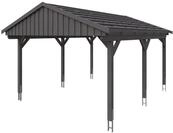 Skan Holz Fichtelberg - Satteldach Einzelcarport Breite 423 cm Gr. 1 - 423 x...
