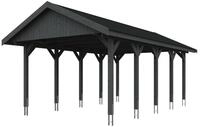 Skan Holz Wallgau - Satteldach Einzelcarport Breite 430 cm Gr. 2 - 430 x 750 cm