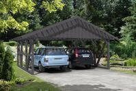 Skan Holz Schwarzwald - Satteldach Doppelcarport 684 cm Holzcarport