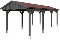 Skan Holz Fichtelberg - Satteldach Einzelcarport Breite 317 cm Gr. 2 - 317 x...