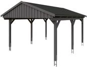 Skan Holz Fichtelberg - Satteldach Einzelcarport Breite 423 cm Gr. 1 - 423 x...