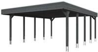 Skan Holz Friesland - Flachdach Doppelcarport Profil - Breite 557 cm Nadelholz...