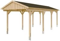 Skan Holz Fichtelberg - Satteldach Einzelcarport Breite 317 cm Gr. 2 - 317 x...