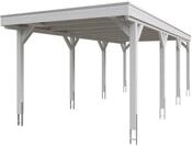 Skan Holz Grunewald - Flachdach Carport aus Leimholz Breite 321 cm Gr. 2 - 321...