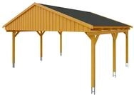 Skan Holz Fichtelberg - Satteldach Doppelcarport Breite 423 cm Gr. 1 - 618 x...