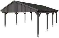 Skan Holz Fichtelberg - Satteldach Doppelcarport Breite 423 cm Gr. 2 - 618 x...