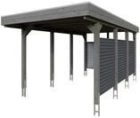 Skan Holz Carport Friesland Hybrid Set 11 314x555 cm inkl. R&uuml;ck- und...
