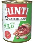 RINTI Kennerfleisch 800g Dose Hundenassfutter Sparpaket 24 x 800 Gramm Wild