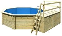 Karibu Pool Modell 2 C - kdi inkl. gratis Sandfilteranlage & Pool-Starterset