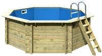 Karibu Pool Modell 1 A - kdi inkl. gratis Sandfilteranlage & Pool-Starterset