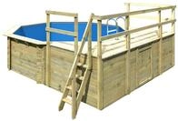 Karibu Pool Modell 2 D - kdi inkl. gratis Sandfilteranlage & Pool-Starterset