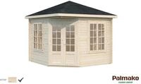 Palmako Pavillon Melanie 6,6 m&sup2; - 44 mm Transparent tauchimpr&auml;gniert