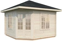 Palmako Pavillon Melanie 9,6 m&sup2; - 44 mm Transparent tauchimpr&auml;gniert