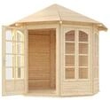 Weka Pavillon 234 A / B -4 Fenster + 3 Holzelemente