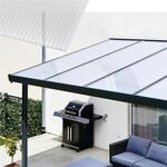 Gutta Terrassendachsystem Premium wei&szlig;/anthrazit 410,2 x 406 cm Polycarbonat...