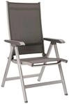 Kettler Multipositionssessel BASIC PLUS, Aluminium Silber / Outdoorgewebe Anthrazit
