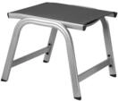 Kettler Hocker BASIC PLUS, Aluminium Silber / Outdoorgewebe Anthrazit