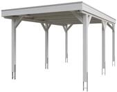 Skan Holz Grunewald - Flachdach Carport aus Leimholz Breite 321 cm Gr. 1 - 321...