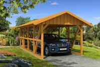 Skan Holz Schwarzwald Einzel 424x772cm Dachschalung eiche hell inkl.Abstellraum