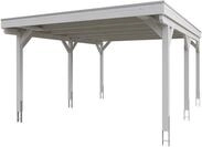 Skan Holz Grunewald - Flachdach Carport aus Leimholz Breite 427 cm Gr. 1 - 427...