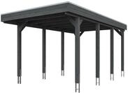 Skan Holz Friesland - Flachdach Einzelcarport Profil - Breite 314 cm Nadelholz...
