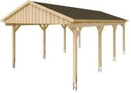 Skan Holz Fichtelberg - Satteldach Einzelcarport Breite 423 cm Gr. 2 - 423 x...