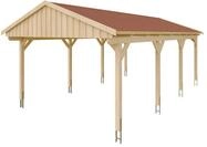 Skan Holz Fichtelberg - Satteldach Einzelcarport Breite 423 cm Gr. 2 - 423 x...