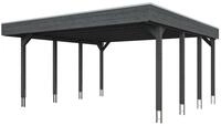 Skan Holz Friesland - Flachdach Doppelcarport Profil - Breite 557 cm Nadelholz...