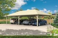 Skan Holz Carport Taunus 1176 x 634 cm-farblich unbehandelt Holzcarport