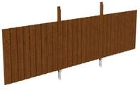 Skan Holz R&uuml;ckwand f&uuml;r Leimholz Doppel- Leimholz Carports - Deckelschalung-Gr. 1