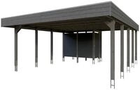 Skan Holz Carport Friesland Hybrid Set 14 557x708 cm inkl. Abstellraum Gr. 2 - B 557