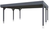 Skan Holz Grunewald - Flachdach Carport aus Leimholz Breite 622 cm Gr. 1 - 622...