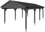 Skan Holz Fichtelberg - Satteldach Einzelcarport Breite 423 cm Gr. 2 - 423 x...