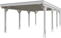Skan Holz Grunewald - Flachdach Carport aus Leimholz Breite 427 cm Gr. 2 - 427...