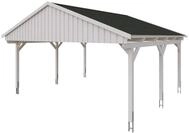 Skan Holz Fichtelberg - Satteldach Doppelcarport Breite 423 cm Gr. 1 - 618 x...