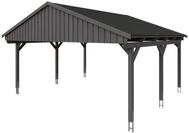 Skan Holz Fichtelberg - Satteldach Doppelcarport Breite 423 cm Gr. 1 - 618 x...