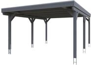 Skan Holz Grunewald - Flachdach Carport aus Leimholz Breite 427 cm Gr. 1 - 427...