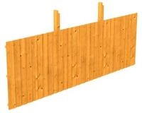 Skan Holz R&uuml;ckwand Leimholz f&uuml;r Leimholz Doppel- Carport Deckelschalung Gr. 1 eiche
