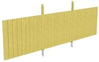 Skan Holz R&uuml;ckwand f&uuml;r Leimholz Doppel- Carport Deckelschalung Gr 1 farblich