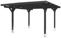 Skan Holz Carport Odenwald 428 x 541cm anthrazit Holzcarport