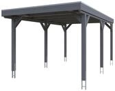 Skan Holz Grunewald - Flachdach Carport aus Leimholz Breite 321 cm Gr. 1 - 321...