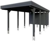 Skan Holz Carport Friesland Hybrid Set 12 314x708 cm inkl. Abstellraum Gr. 2 -...