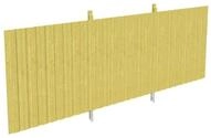 Skan Holz R&uuml;ckwand f&uuml;r Leimholz Doppel- Carports - Deckelschalung Gr 2 farblich